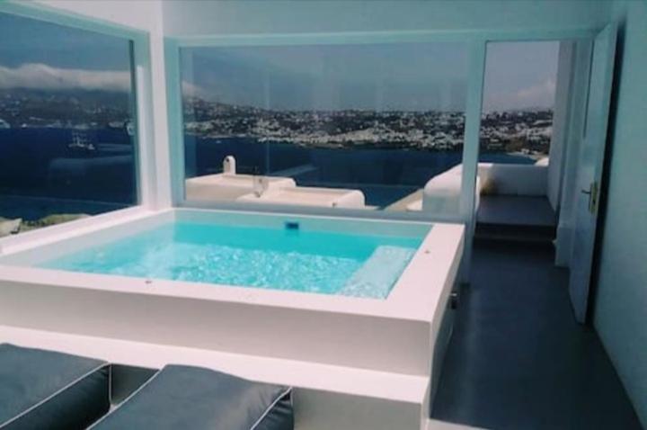 Mykonos Point Luxury Villas Mykonos Town Bagian luar foto