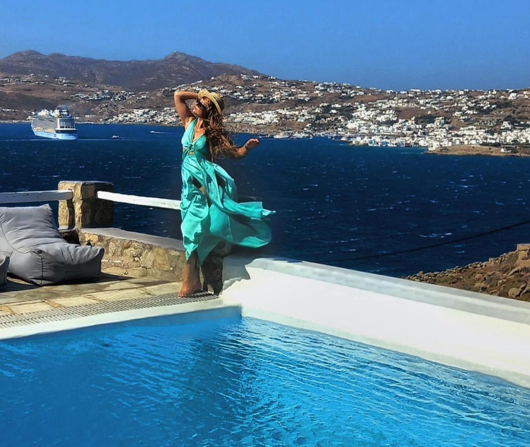 Mykonos Point Luxury Villas Mykonos Town Bagian luar foto